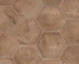 Керамогранит Marca Corona Terra Rosso esagono
