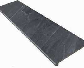 Ступень Gres de Aragon Tibet Фронтальная Anti-Slip Antracita Recto 33x120