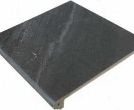 Ступень Gres de Aragon Tibet Фронтальная Anti-Slip Antracita 30x33