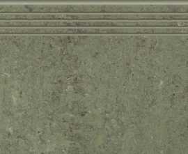 Ступень Grasaro Travertino Зеленая 60x29.4 Полированная