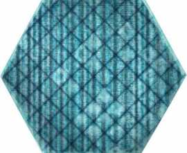 Керамогранит ITT Ceramic Tribu Hexa Blue Matt Hexa