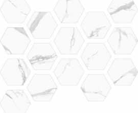 Керамогранит ITT Ceramic White Soul Hexa Mix 16 вариаций
