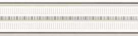 Бордюр настенный Tubadzin Abisso L- White 74,8x7,2