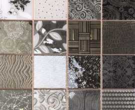 Мозаика DUNE Ceramic Mosaics Tiffany Black