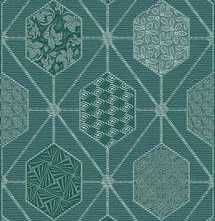 Декор настенный Azori Devore Indigo Geometria