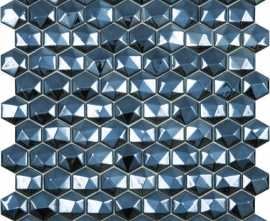 Мозаика Vidrepur Hexagon 358D Black