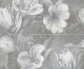 Панно настенное Azori Opale Grey Flower Компл. из 2х шт.