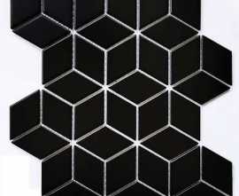 Мозаика Bonaparte Керамогранитная мозаика Landa Black matt