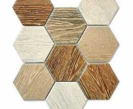 Мозаика Bonaparte Керамогранитная мозаика Wood comb