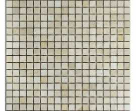 Мозаика Alzare Мозаика из мрамора AM-9П Botticino 15x15