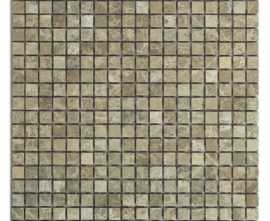 Мозаика Alzare Мозаика из мрамора AM-4П Emperador Light 15x15