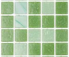 Мозаика Alzare Смеси 20x20 MArble Green