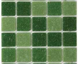 Мозаика Alzare Смеси 20x20 Dark Green