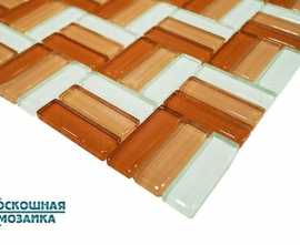 Мозаика Росмозаика Стеклянная чип 15x48