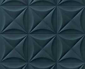 Плитка настенная Marca Corona 4D Flower Deep Blue