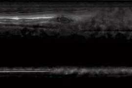 Бордюр настенный El Barco Alfaro Mold. Negro Brillo