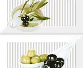 Комплект декора для стен Absolut Keramika Biselado Brillo Blanco Decor Olives C