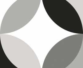 Керамогранит DUNE Black & White Circular 20
