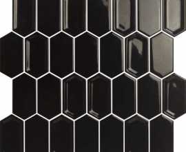 Мозаика Caramelle Mosaic Candylike Crayon Black glos 38x76x8