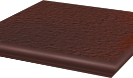Ступень Paradyz Cloud Brown Duro Угловая Структурная с Капиносом