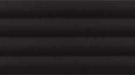 Плитка настенная Equipe Costa Nova Onda Black Matt