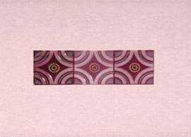 Декор настенный Bien Seramik Garda Damson Garda Ring WJ Decor Damson 25x50