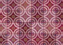Декор настенный Bien Seramik Garda Damson Garda Ring Decor Damson 25x50
