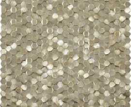 Мозаика L Antic Colonial Gravity Aluminium 3D Hexagon Gold 30,7x30,1