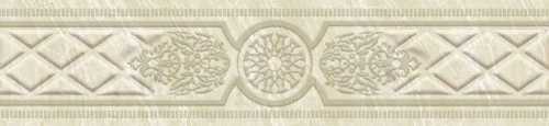 Бордюр настенный Eurotile Imany Бежевый широкий 270x60