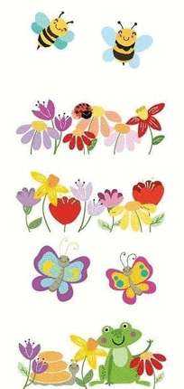 Панно настенное Нефрит Kids Flora (компл. из 5 шт)