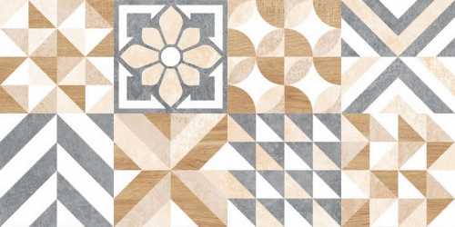 Плитка настенная Global Tile Marmaris Белая пэчворк