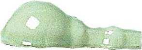 Декор настенный Adex Modernista Ang. Moldura Italiana PB N3 C/C Verde Claro