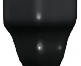 Декор настенный Adex Neri Angulo Exterior Cornisa Clasica Negro 3.5x2.7