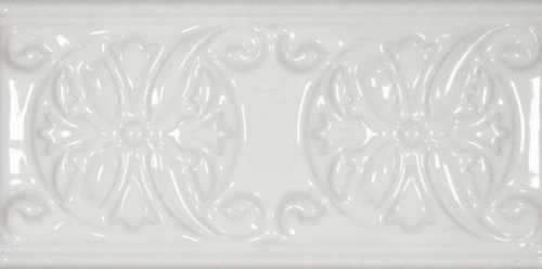 Бордюр настенный Cevica Plus Classic 10 White Zinc