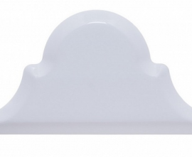 Декор настенный Adex Renaissance Arabesco Biselado Remate Snow Cap 15x7.5