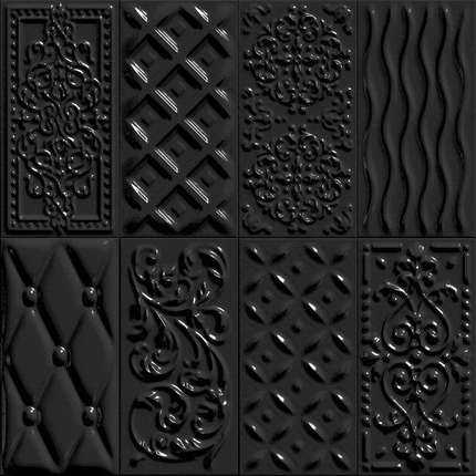 Декор настенный Vives Rivoli Raspail Negro
