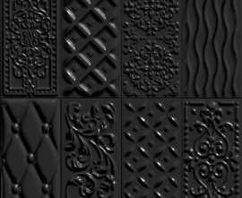 Декор настенный Vives Rivoli Raspail Negro
