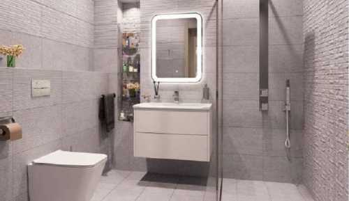 Плитка для ванной Cube Ceramica Rockberry Gris