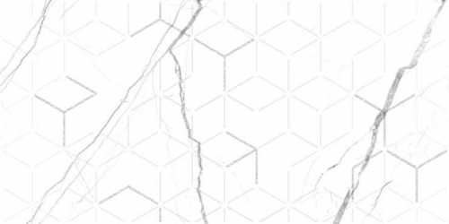 Декор настенный Global Tile Siluet Белый