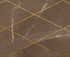 Декор настенный Lb-ceramics Миланезе дизайн Римcкий мaррoнe 20х60
