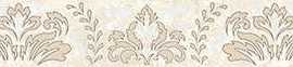 Бордюр настенный Ceramica Classic Afina Persey Damask бежевый 5х40