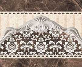 Бордюр настенный Keratile Alcor Cenefa Brown 20x10