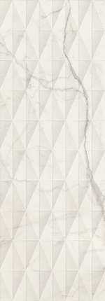 Плитка настенная Marazzi Italy Allmarble Wall Statuario Struttura Pave Satin 3D Rett.