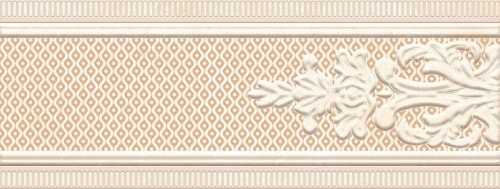 Бордюр настенный Eurotile Barcelona Cen. Бежевый 275