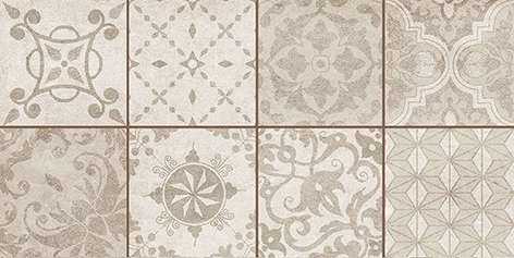 Декор настенный Ceramica Classic Bastion beige Dec. с пропилами мозаичный бежевый 20х40