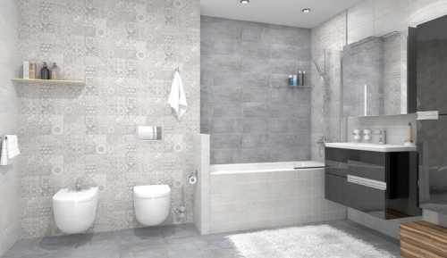 Плитка для ванной Ceramica Classic Bastion gris