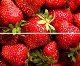 Панно настенное Терракота Beveled tile Strawberry 20х30