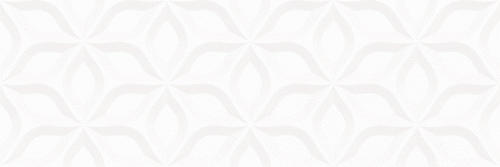 Плитка настенная Novacera Blanco Satinado Decor Botanico Rectificado 90x30