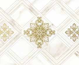Декор настенный Global Tile Calacatta Gold Белый 25x40