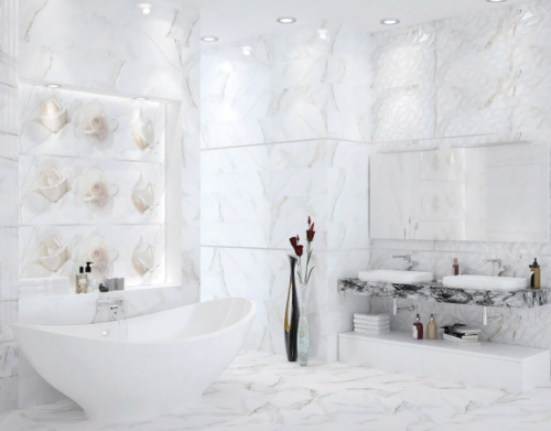 Плитка для ванной Eletto Ceramica Calacatta